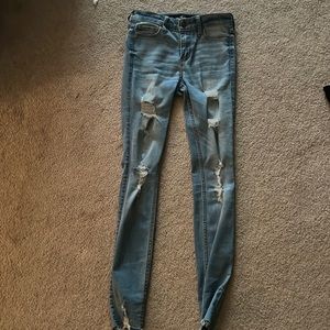 Hollister 00short mid rise super skinny jeans